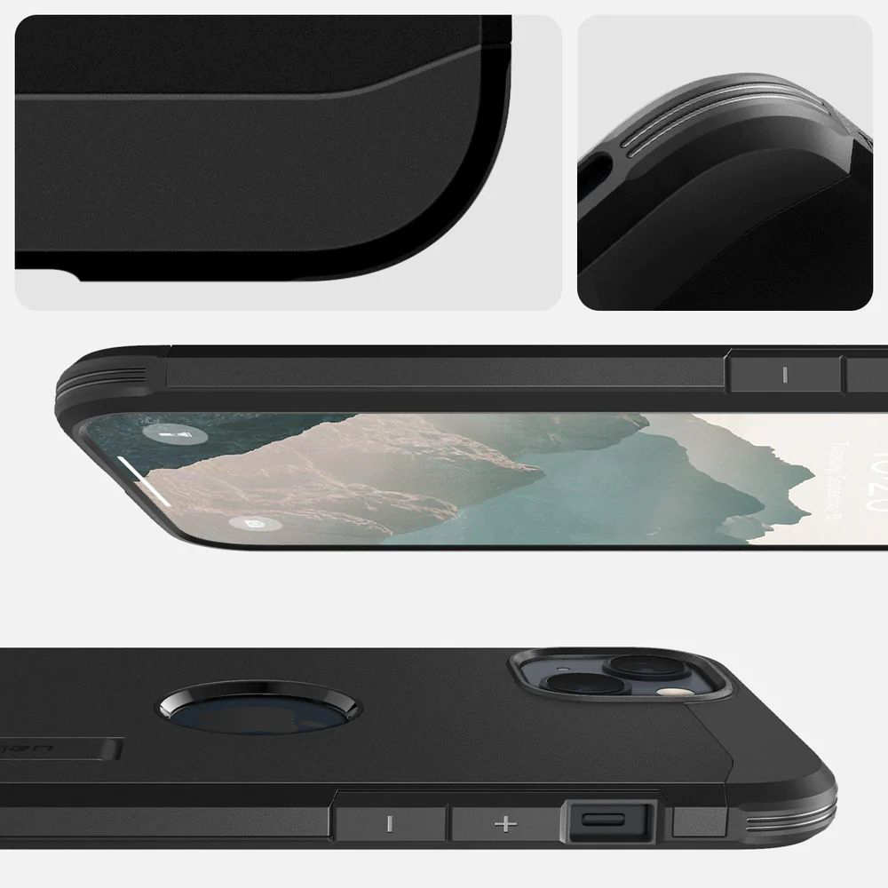 Oryginalne etui od marki Spigen z serii Tough Armor Mag z MagSafe dla iPhone 14, czarne